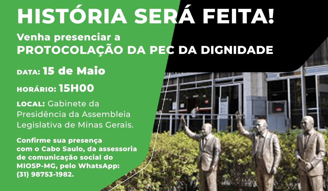 REAJUSTE PARA SEGURANÇA: Coronel Mendonça, coordenador do MIOSP-MG, cobra deputados em entrevista ao jornal O TEMPO