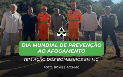 Dia Mundial de Prevenção ao Afogamento tem ação dos Bombeiros em MG